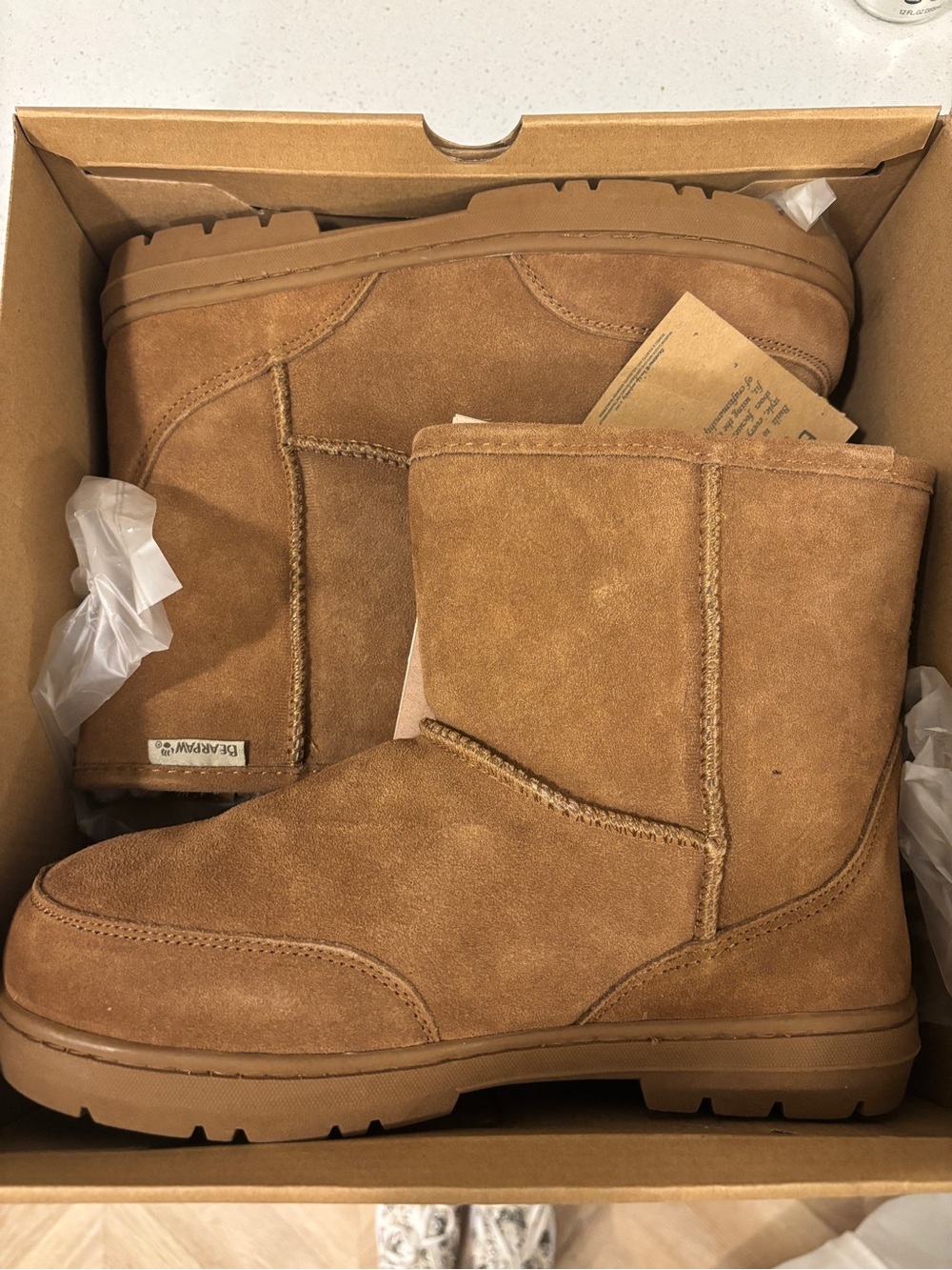 Bearpaw Patriot Wide Hickory Fur Lined Boots
